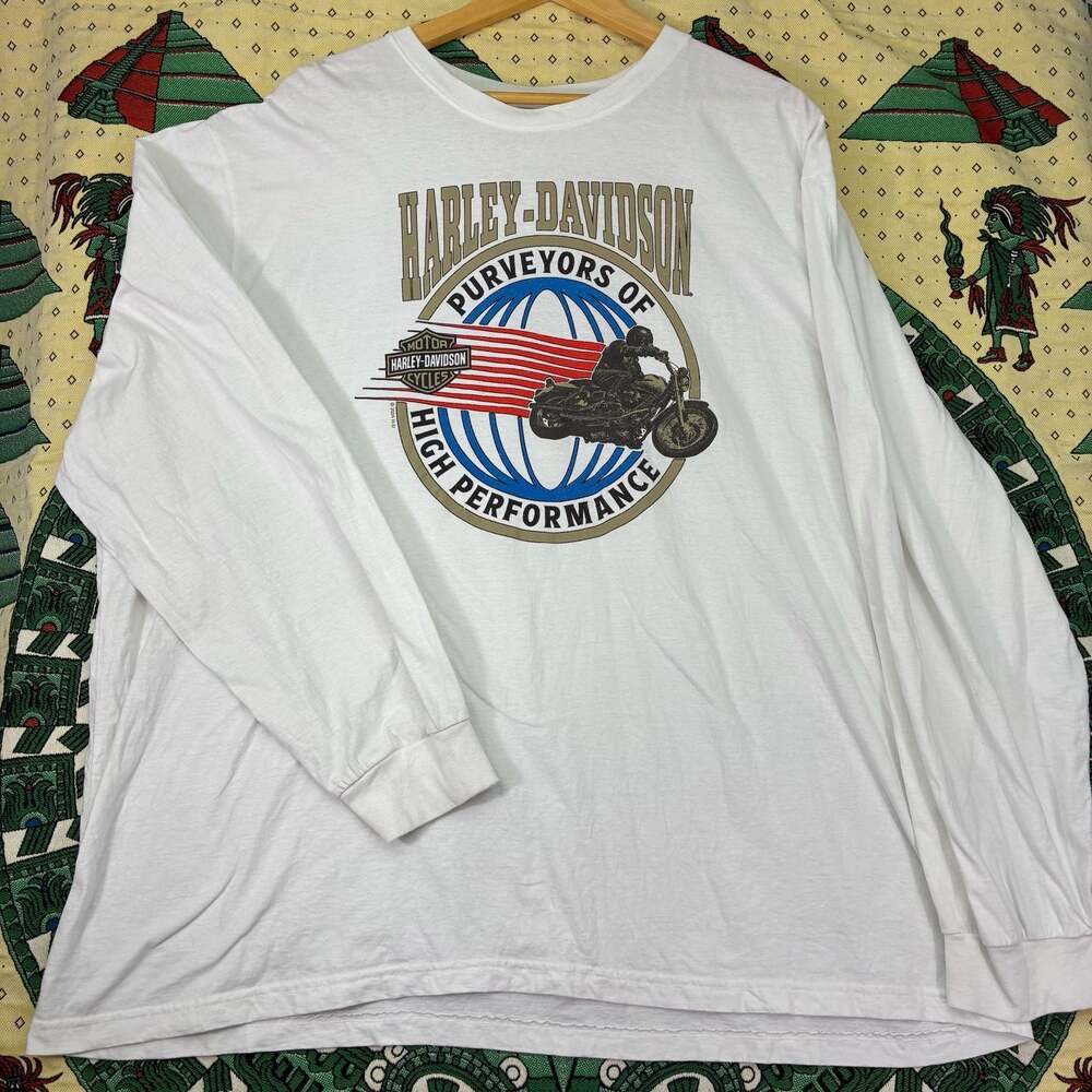 Harley-Davidson Purveyors of High Performance Long Sleeve Graphic T-Shirt